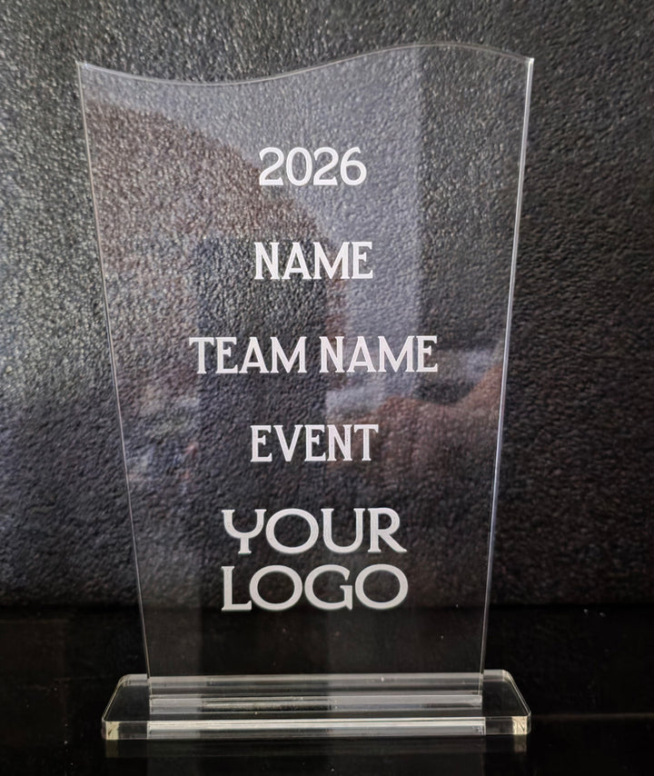Custom Acrylic Award – Wave Crest