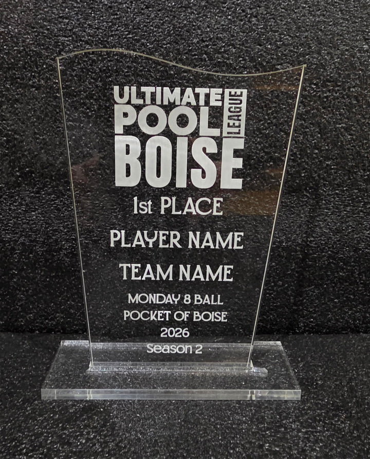 Custom Acrylic Award – Wave Crest