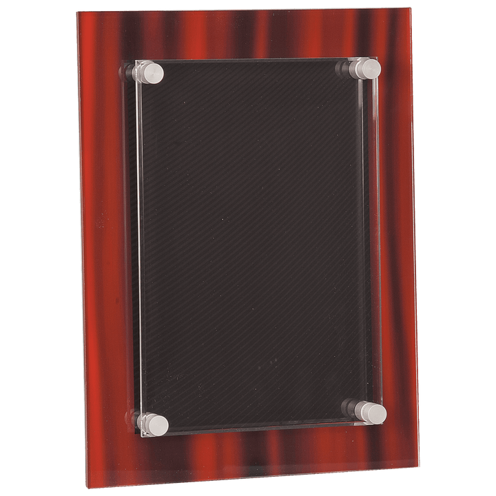 9" x 12" Red Velvet Stand-Off Acrylic Plaque
