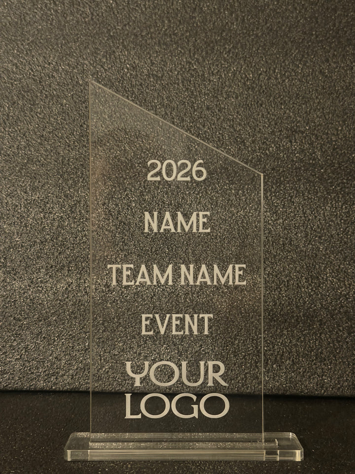Custom Acrylic Award – Slant Peak