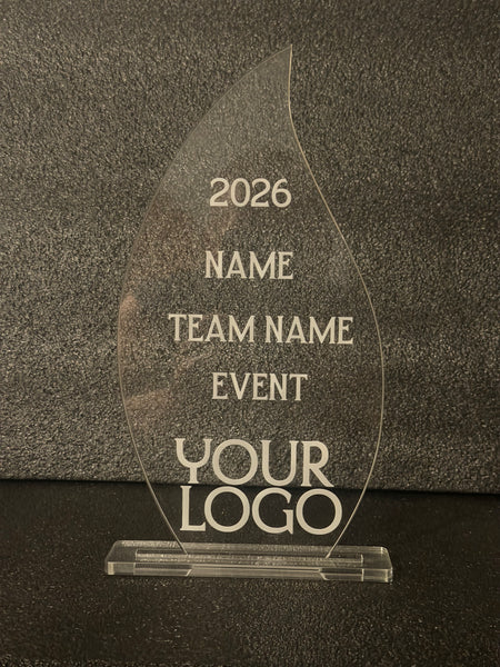 Custom Acrylic Award – Teardrop