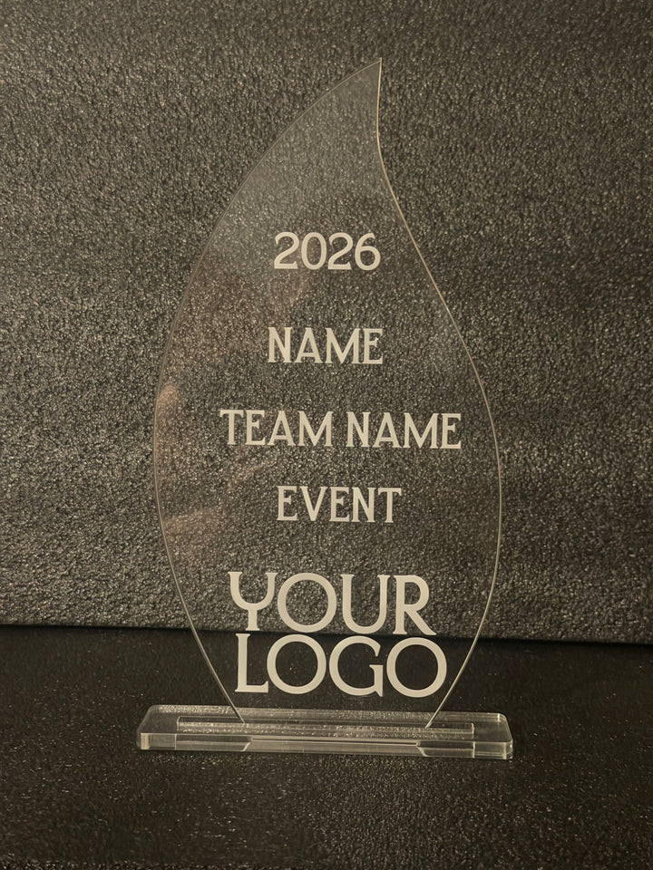 Custom Acrylic Award – Teardrop