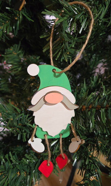 Gnome Dangler Christmas Ornament