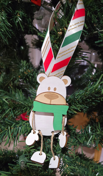 Polar Bear Dangler Christmas Ornament