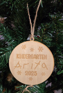 Custom Handwritten Ornament — Your Child’s Real Handwriting thumbnail 3