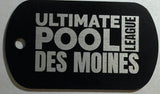 Black Anodized Aluminum Keychain – Custom Engraving